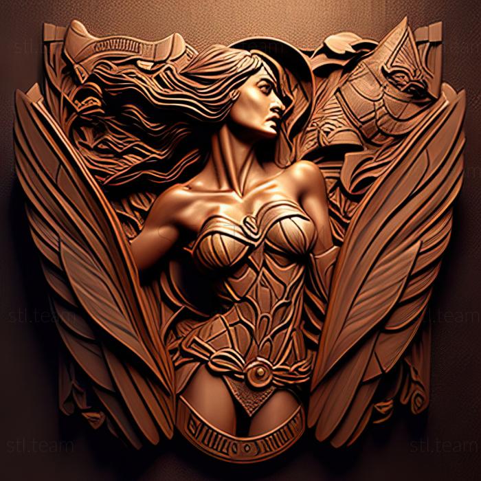 3D model st Wonder Woman DC Universe (STL)